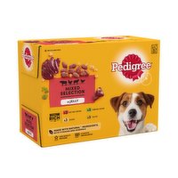 Pedigree Adult Wet Dog Food Pouches Mixed in Jelly 12 x 100g