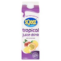 Sqeez Tropical Juice Drink 1 Litre