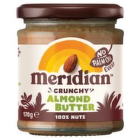 Meridian Crunchy Almond Butter 170g Jar