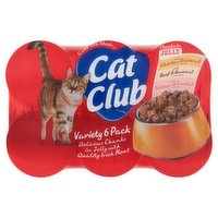 Cat Club Chunks in Jelly Variety Pack 6 x 400g