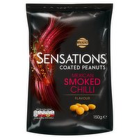 Walkers Sensations Smoked Chilli Coated Sharing Peanuts 150g