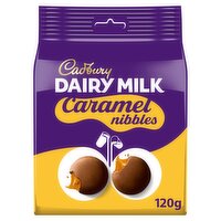 Cadbury Dairy Milk Caramel Nibbles Chocolate Bag 120g