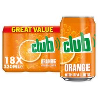Club Orange Cans 18 x 330ml