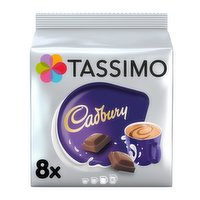 Tassimo Cadbury Hot Chocolate Pods x8