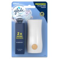 Glade Touch & Fresh Air Freshener Holder + Refill Clean Linen 10ml