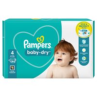 Pampers Baby-Dry Size 4, 44 Nappies