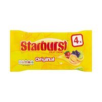 Starburst Vegan Chewy Sweets Fruit Flavoured Multipack 4 x 45g