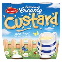 Sunny South Deliciously Creamy Custard 4 x 150g (600g)