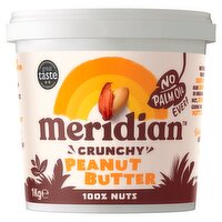 Meridian Crunchy Peanut Butter Palm Oil Free 1Kg