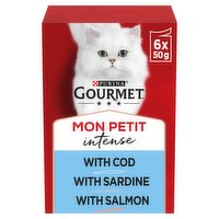 Gourmet Mon Petit Intense Fine Cuts 6 x 50g (300g)