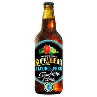 Kopparberg Alcohol-Free Premium Cider with Strawberry & Lime 500ml