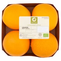 Dunnes Stores 4 Organic Unwaxed Citrus Orange