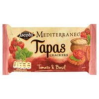 Jacob's Mediterraneo Tapas Crackers Tomato & Basil 105g