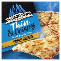 Chicago Town Thin & Crispy Triple Cheese Pizza 305g