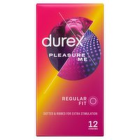 Durex Pleasure Me Ribbed and Dotted 12 Condoms