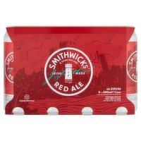 Smithwicks Red Ale Beer 8 x 500ml Can