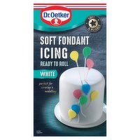 Dr. Oetker Ready to Roll White Soft Fondant Icing 454g