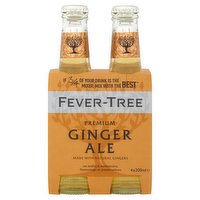 Fever-Tree Premium Ginger Ale 4 x 200ml