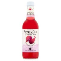 SynerChi Kombucha Raspberry & Rosehip Lightly Sparkling 330ml