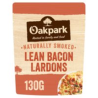 Oakpark Naturally Smoked Lean Bacon Lardons 130g