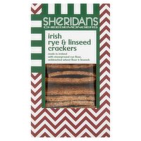 Sheridans Cheesemongers Irish Rye & Linseed Crackers 140g