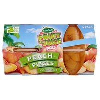 Sunny South Fruit in Juice Pots Peach Pieces in Fruit Juice 4 x 113g (452g)