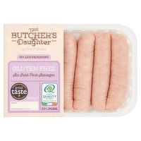 The Butchers Daughter Gluten Free Six Irish Pork Sausage 340g