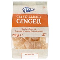 Gem Crystallised Ginger 200g