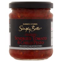 Dunnes Stores Simply Better Italian Sundried Tomato & Chilli Pesto 190g