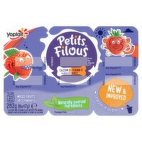 Petits Filous Kids Strawberry Yoghurt Pots 6 x 47g 