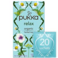 Pukka Relax 20 Organic Herbal Tea Bags 40g