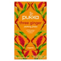 Pukka Organic Three Ginger Herbal Tea 20s