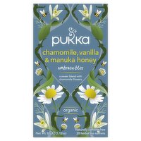 Pukka Organic Chamomile, Vanilla & Manuka Honey Herbal Tea 20s