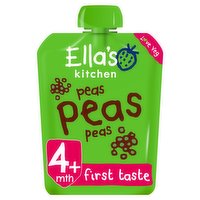 Ella's Kitchen Organic Peas First Tastes Baby Food Pouch 4+ Months 70g