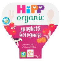 HiPP Organic Spaghetti Bolognese Toddler Tray Meal 12+ Months 230g