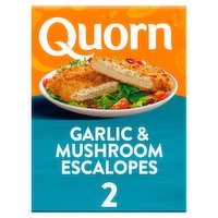 Quorn 2 Garlic & Mushroom Escalopes 240g