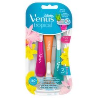 Gillette Venus Tropical Razors x3