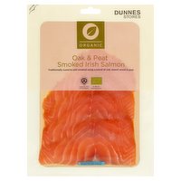 Dunnes Stores Organic Oak & Peat Smoked Irish Salmon Slices 100g