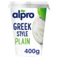 Alpro Greek Style Plain Yoghurt Alternative 400g