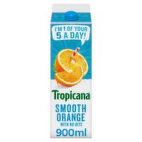 Tropicana Smooth Orange with No Bits 900ml