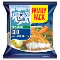 Donegal Catch 6 Breaded Cod Atlantic Fillets 519g