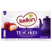 Kelkin Gluten Free Teacakes Chocolate Flavoured 6 x 25g (150g)