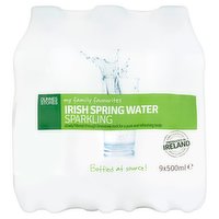 Dunnes Stores My Family Favourites Irish Spring Water Sparkling 9 x 500ml