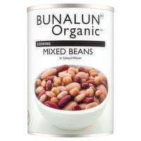 Bunalun Organic Cooking Mixed Beans in Salted Water 400g