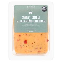 Dunnes Stores Sweet Chilli & Jalapeño Cheddar 180g