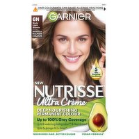 Garnier Nutrisse 6N Nude Light Brown Permanent Hair Dye