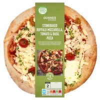 Dunnes Stores Stonebaked Buffalo Mozzarella, Tomato & Basil Pizza 520g