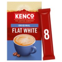 Kenco Flat White Instant Coffee Sachets X8