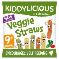 Kiddylicious Veggie Straws Baby Snack 9 Months+ 12g