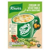 Knorr  Dry Soup Mix Cream of Vegetable with Croutons 51 g 3 servings